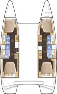 Hire Catamaran with or without skipper Lagoon Portocolom