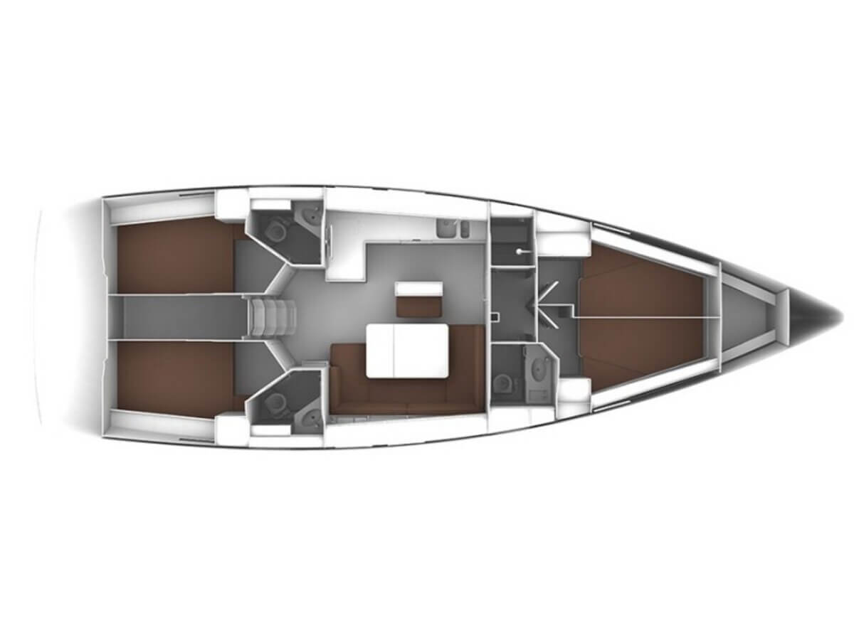 Bavaria Cruiser 46 charter bareboat or skippered in  Biograd na Moru