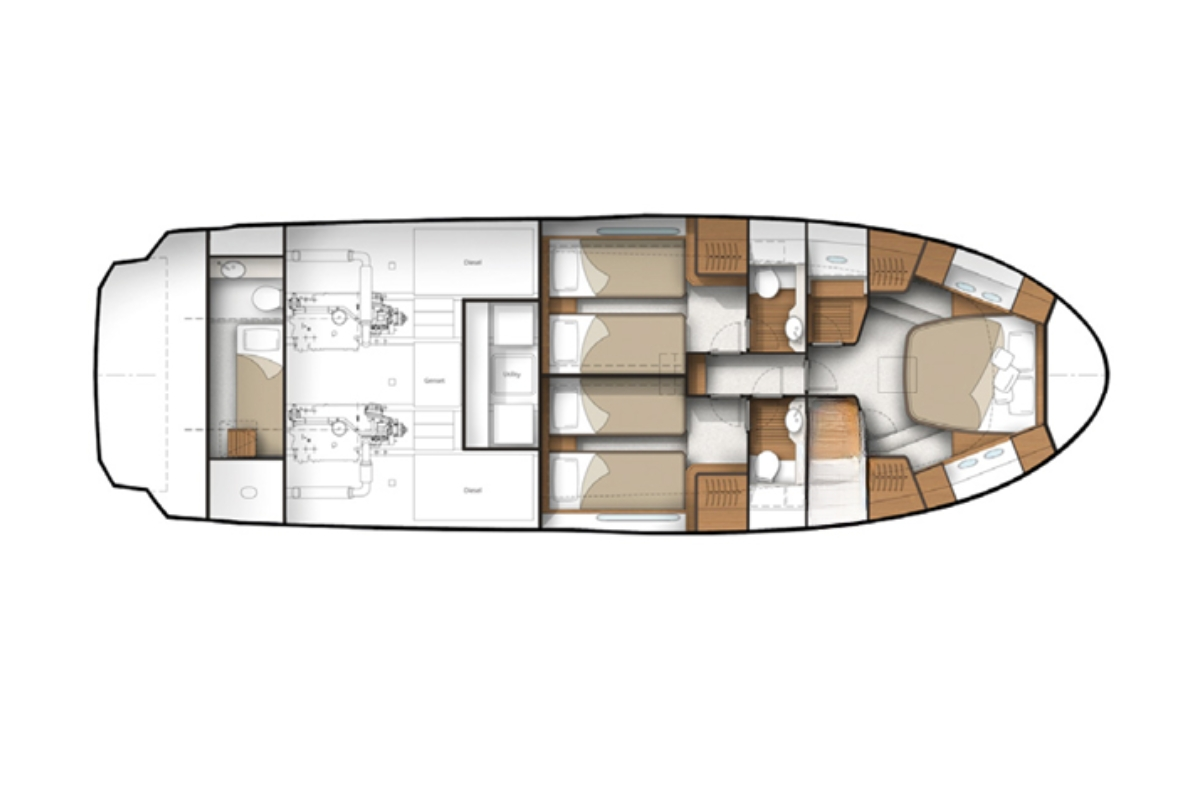 Luxury Yacht hire in Biograd na Moru - Greenline Yachts Greenline 48 Fly