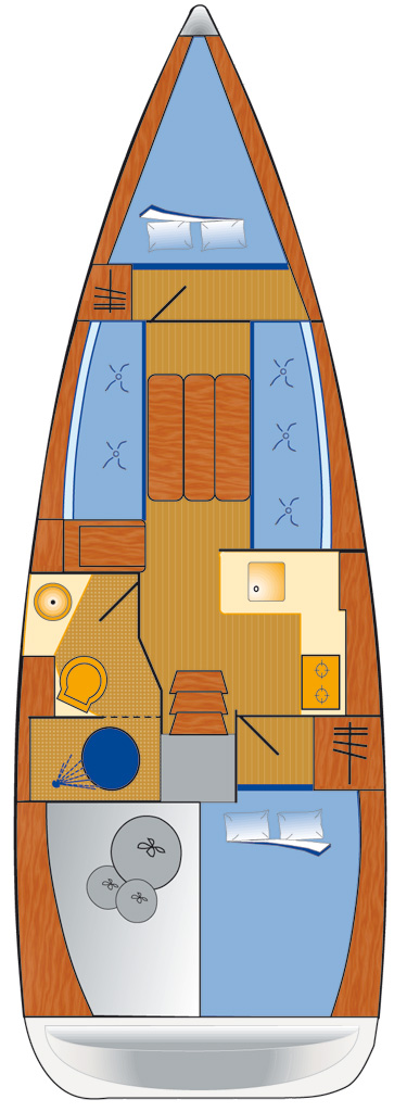 Hire a Jeanneau Sun Odyssey 349 Punat