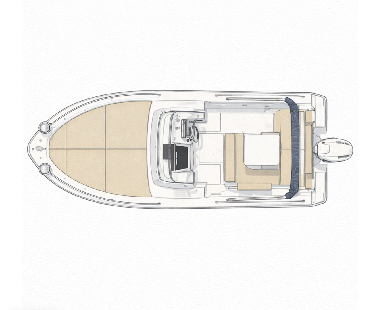 Motorboat to hire San Antonio Port at the best price
