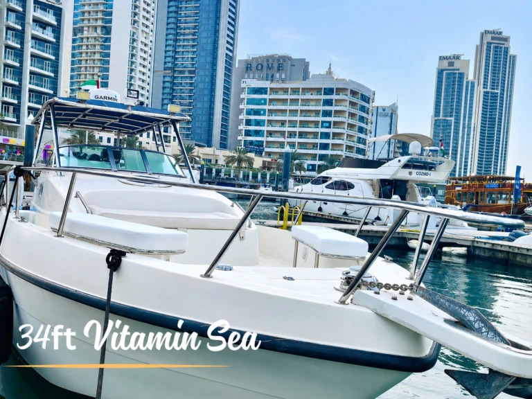 Hire Motorboat with or without skipper Custom Dubai Marina