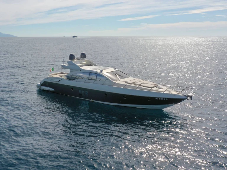 Azimut 68S charter bareboat or skippered in  Bacoli