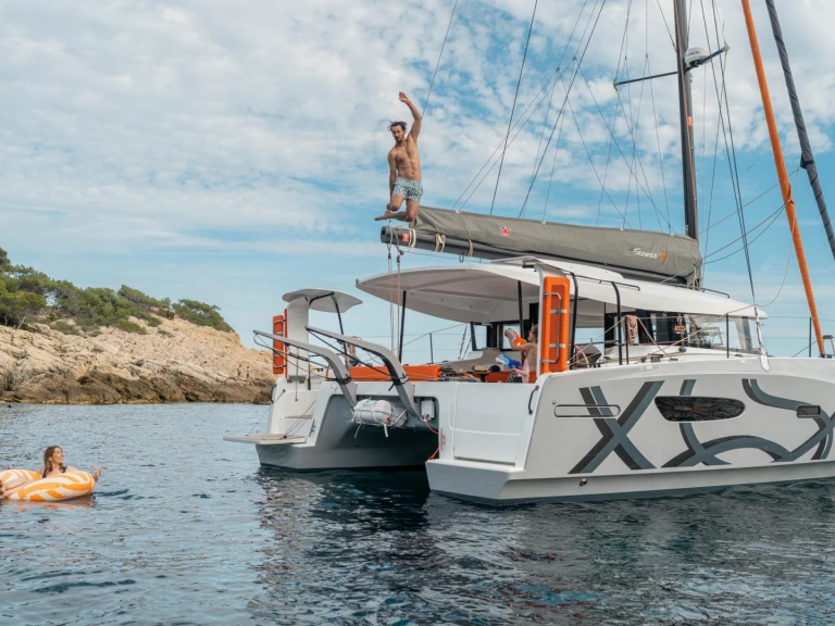 Hire Catamaran Excess with a boat licence