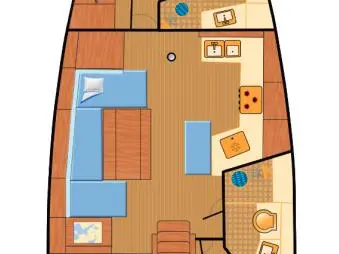 Hire Sailboat Bénéteau with a boat licence
