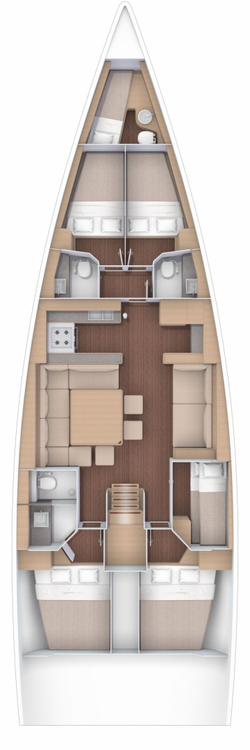 Hire Sailboat Dufour with a boat licence