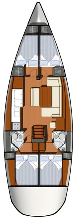 Hire Sailboat Jeanneau with a boat licence