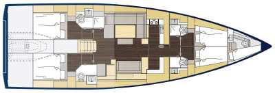 Yacht hire Alimos cheap Bavaria C57