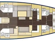 Yacht hire Alimos cheap Bavaria C57