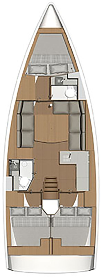 Yacht hire Alimos cheap Dufour 390