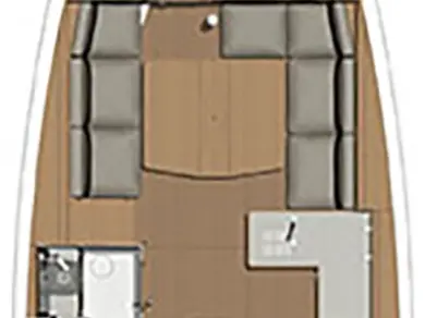 Yacht hire Alimos cheap Dufour 390