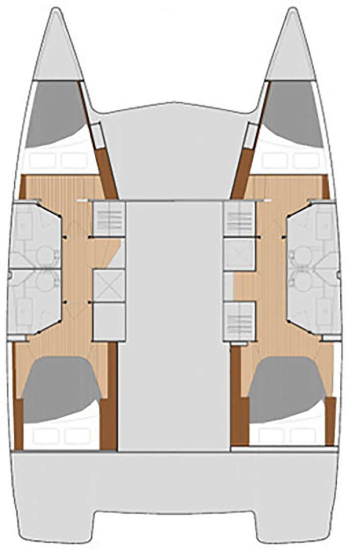 Yacht hire Lefkáda cheap Lucia 40