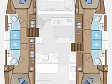 Yacht hire Alimos cheap Lagoon 46