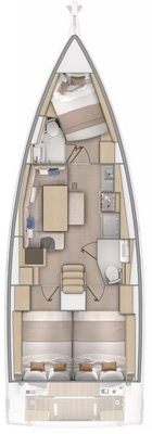 Hire Sailboat with or without skipper Bénéteau Lefkáda