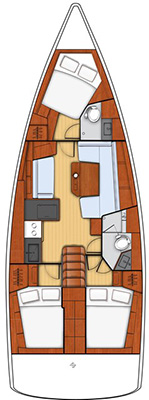Sailboat hire in Lefkáda - Bénéteau Oceanis 41.1