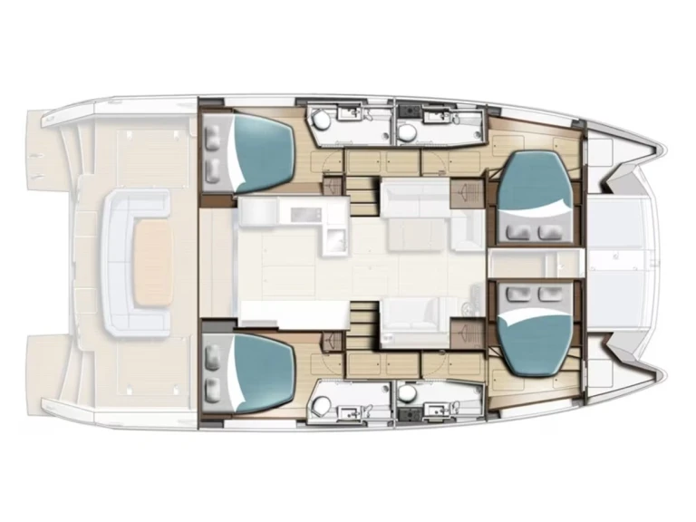 Yacht charter Fethiye - Leopard Leopard 46PC on SamBoat