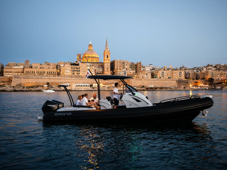 Grand Boats Golden Line G850LF charter bareboat or skippered in  Il-Kalkara