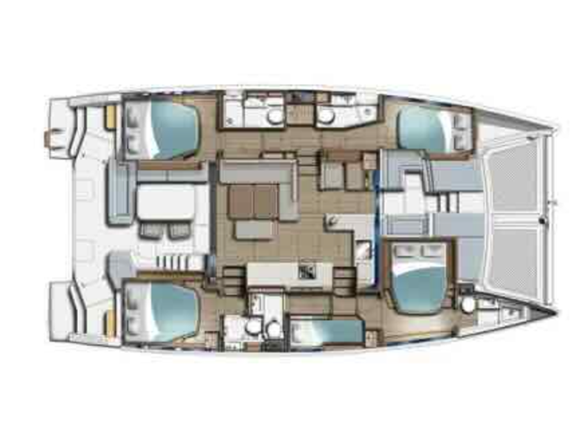 Hire Catamaran with or without skipper Leopard Catamarans / Robertson & Caine Furnari