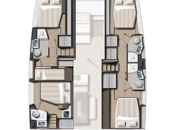 Hire Catamaran BALI 4.6 5 CABINES NUM 4 with a boat licence