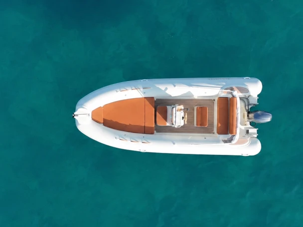 Ribmarine 585 charter bareboat or skippered in  Porto Rotondo