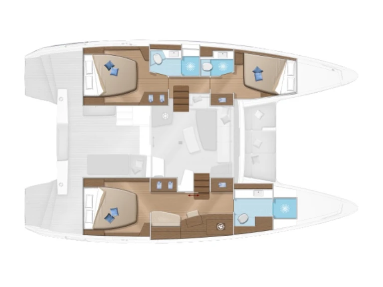 Lagoon Lagoon 42 charter bareboat or skippered in  Annapolis