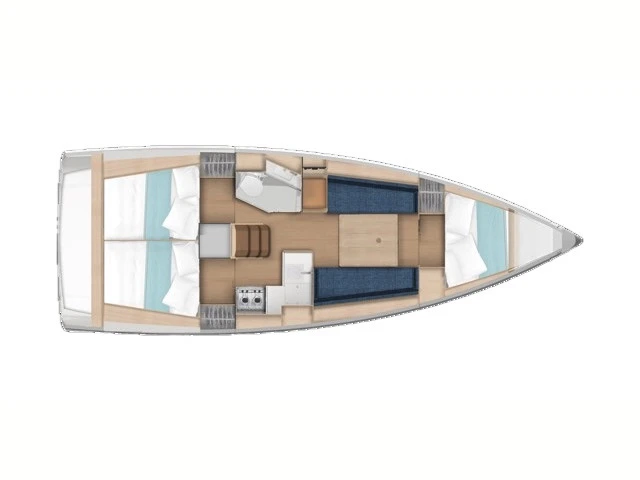 Hire Sailboat Jeanneau with a boat licence