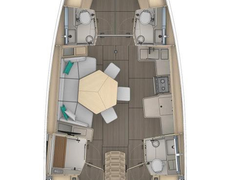 Dufour Dufour 44 charter bareboat or skippered in  Lávrio