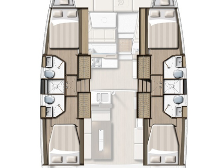 Bali Bali 4.2 charter bareboat or skippered in  Alimos