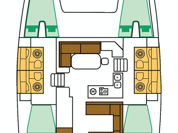 Lagoon Lagoon 400 S2 charter bareboat or skippered in  Alimos
