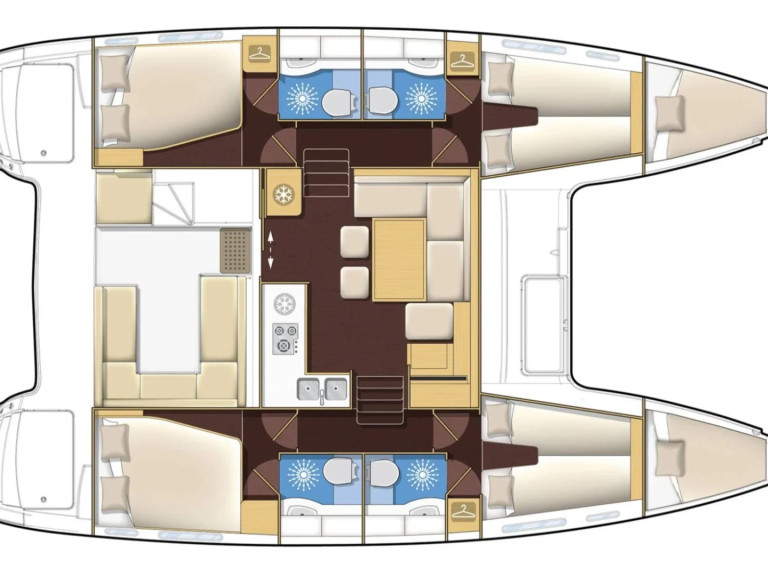Yacht charter Alimos - Lagoon Lagoon 400 S2 on SamBoat