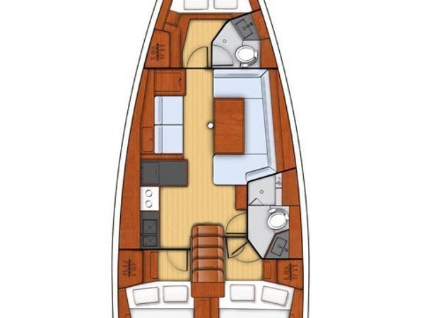 Hire Sailboat with or without skipper Bénéteau Lefkáda