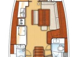 Yacht hire Alimos cheap Oceanis 46