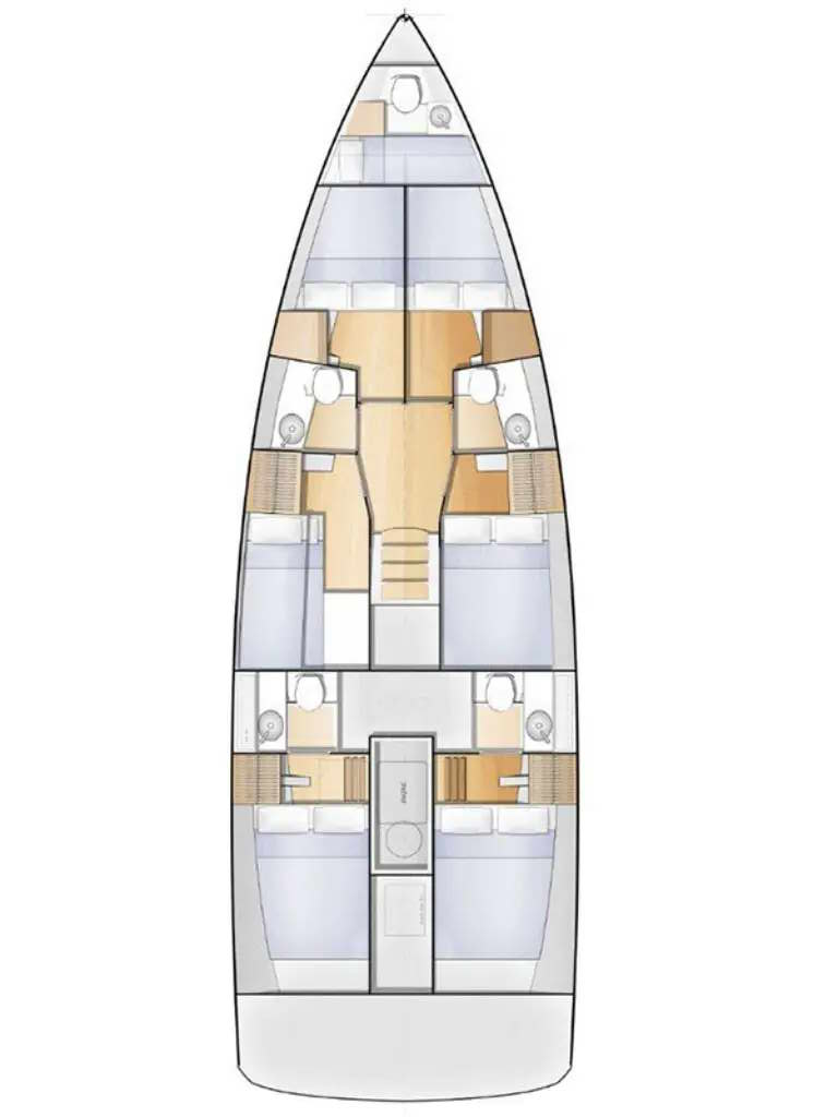 Yacht hire Alimos cheap Sun Loft 47