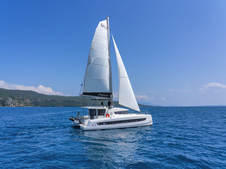 Bali Bali 4.2 charter bareboat or skippered in  Lefkáda