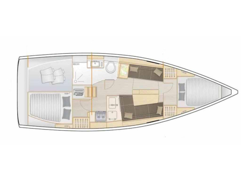 Yacht charter Cogolin - Hanse Hanse 348 on SamBoat