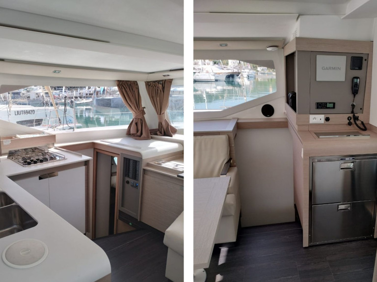 Hire Catamaran Fountaine Pajot with a boat licence
