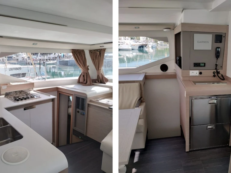 Hire Catamaran Fountaine Pajot with a boat licence