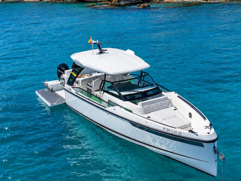 Saxdor Saxdor 320 GTO charter bareboat or skippered in  Sant Antoni de Portmany