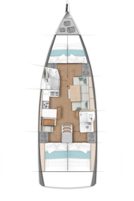 Hire a Jeanneau Sun Odyssey 440 Kaštela