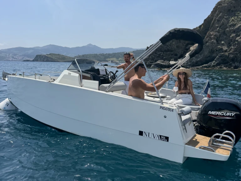 Nuva Nuva M6 Open charter bareboat or skippered in  Argelès-sur-Mer
