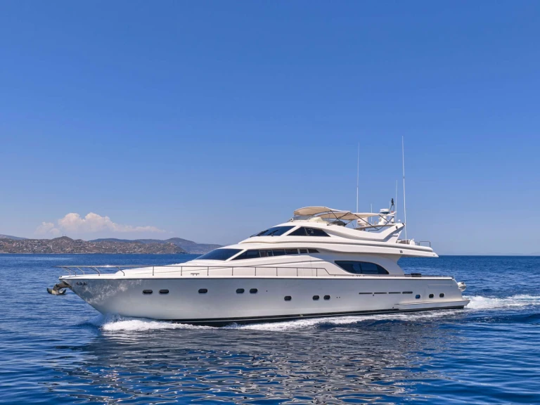 Yacht charter Lávrio - Ferretti APE&Iota;RON BLUE on SamBoat