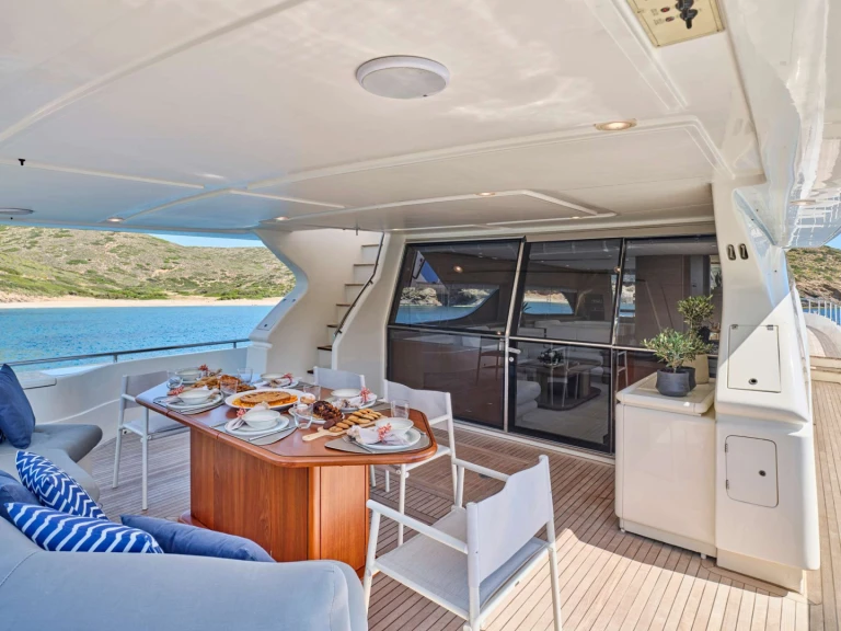 Yacht hire Lávrio cheap APE&Iota;RON BLUE