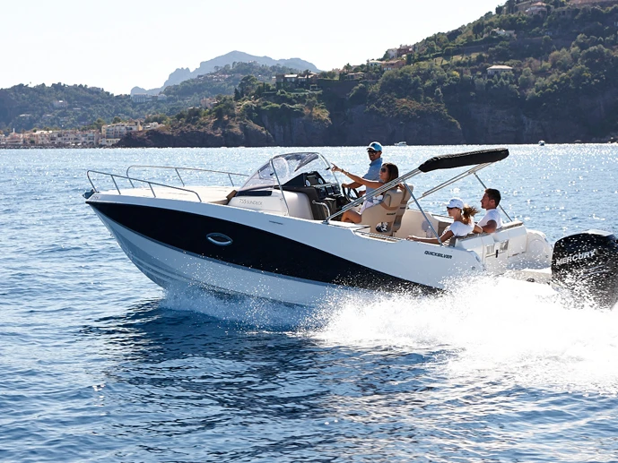 Quicksilver Activ 755 Sundeck charter bareboat or skippered in  Split