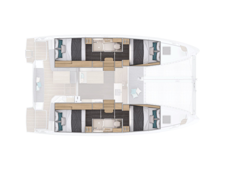 Yacht charter Lygia - Lagoon Lagoon 38 on SamBoat