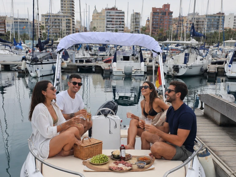 Yacht hire Alicante cheap 400