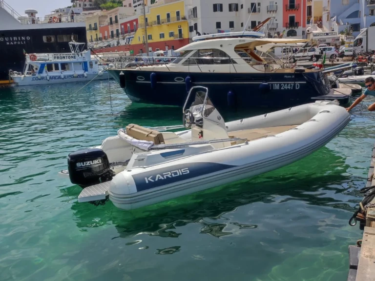 Kardis Kardis Fox 570 charter bareboat or skippered in  Ponza