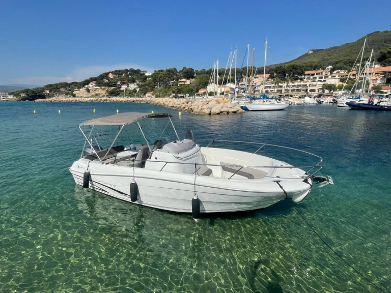 Jeanneau Cap Camarat 7.5 CC charter bareboat or skippered in  La Madrague