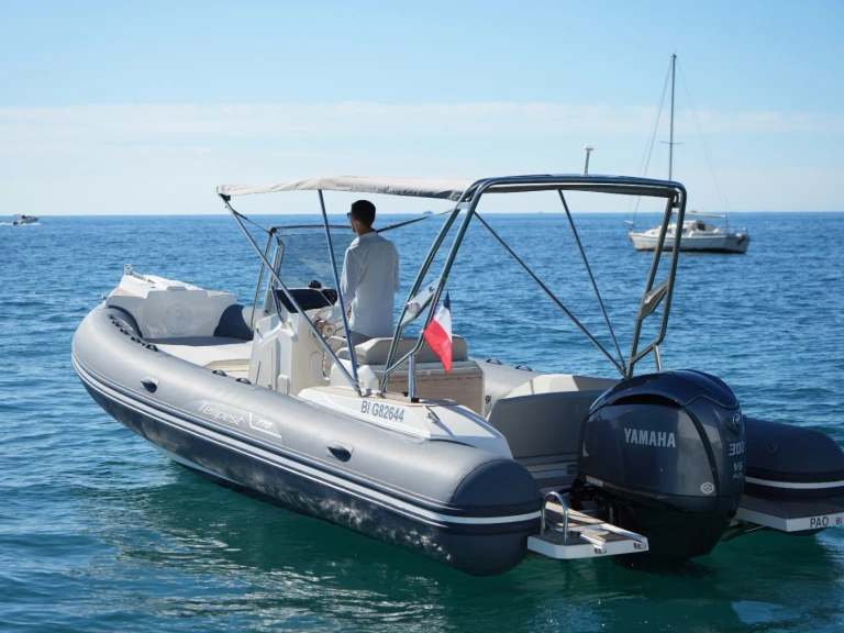 Capelli Tempest 775 charter bareboat or skippered in  Golfe-Juan