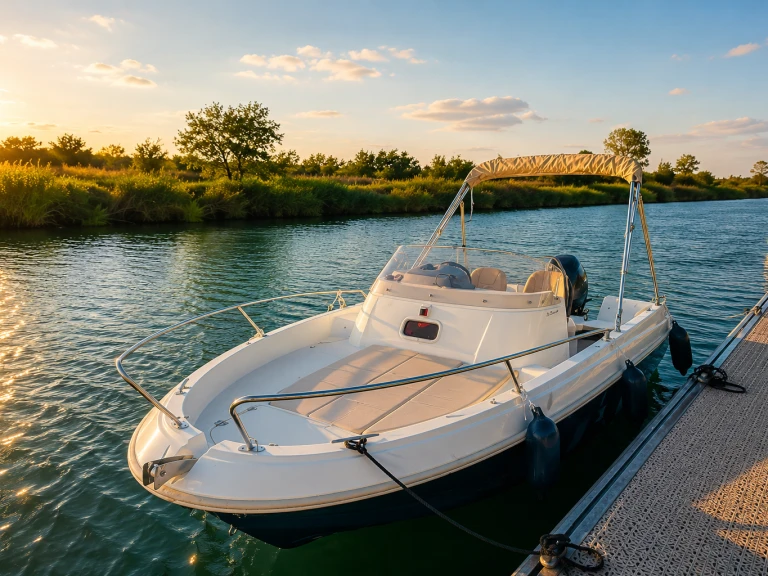 Jeanneau Cap Camarat 5.5 CC Serie 2 charter bareboat or skippered in  Palavas-les-Flots