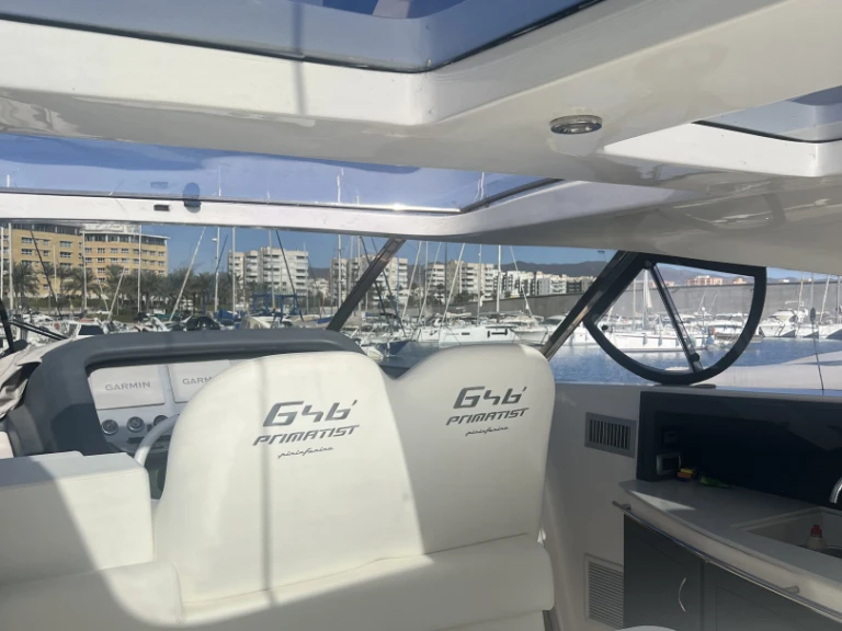 PRIMATIST By Bruno Abbate G46 charter bareboat or skippered in  Águilas